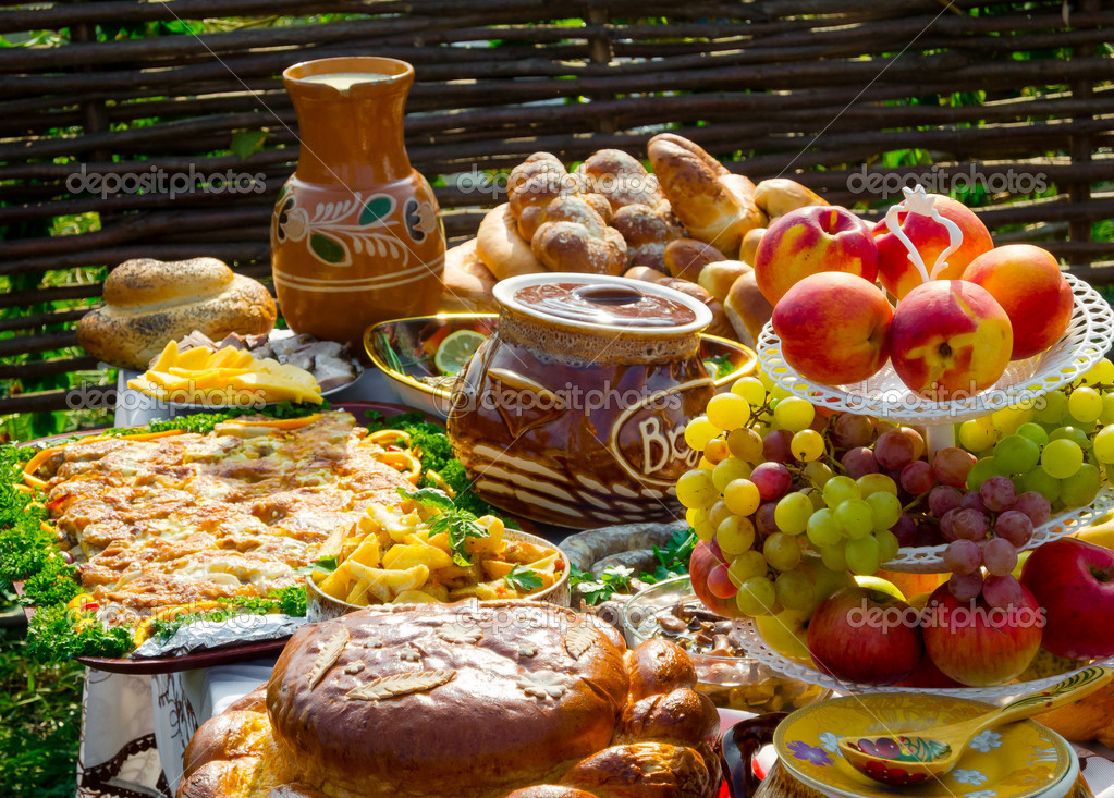 Traditional ukrainian food — Stock Photo © toxawww #14115595