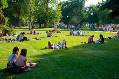 Gorki Parkı dinlenme