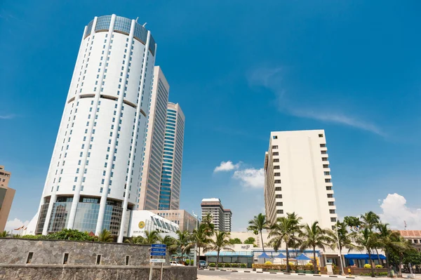 World Trade Center és a Bank of Ceylon — Stock Fotó