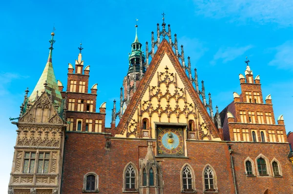 Vecchio municipio in wroclaw — Foto Stock