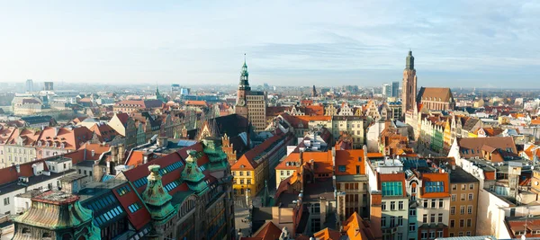 Vista superior de Wroclaw — Fotografia de Stock