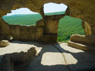 Cave city eski kermen, Kırım, Ukrayna