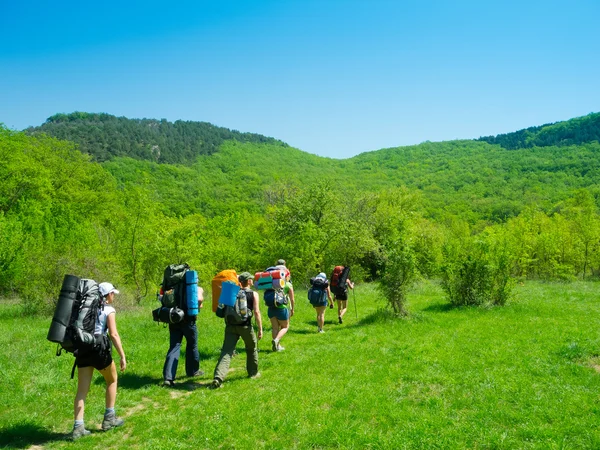 Escursionisti — Foto Stock