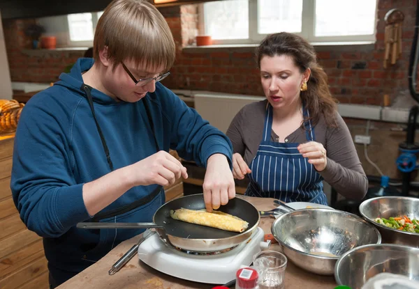 Clase de cocina — Foto de Stock