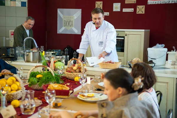 Cooking class "Taste Lesson number 5: Seafood" — Stock Photo, Image