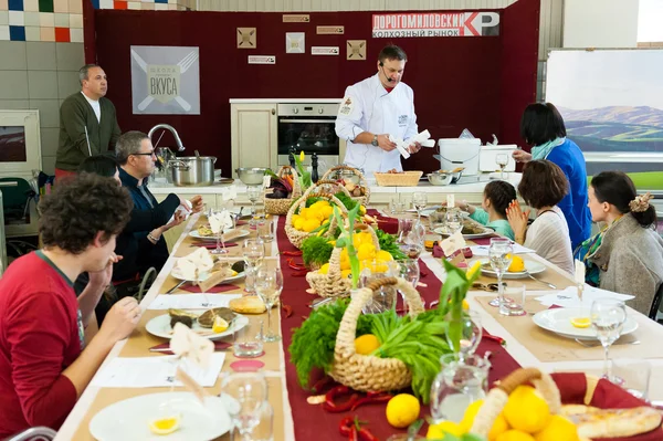 Lezione di cucina "Lezione di cucina numero 5: Frutti di mare " — Foto Stock