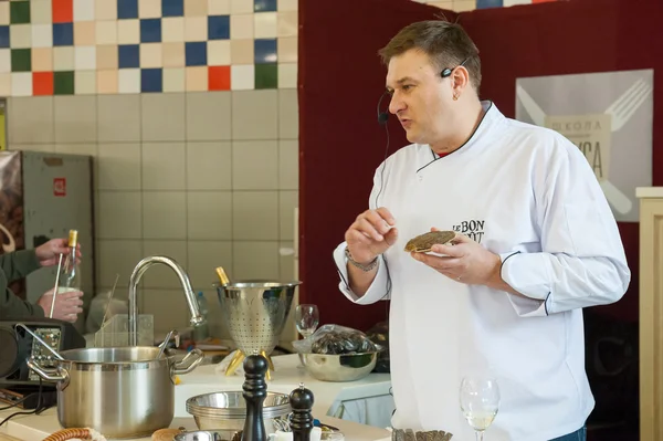 Cooking class "Taste Lesson number 5: Seafood" — Stock Photo, Image