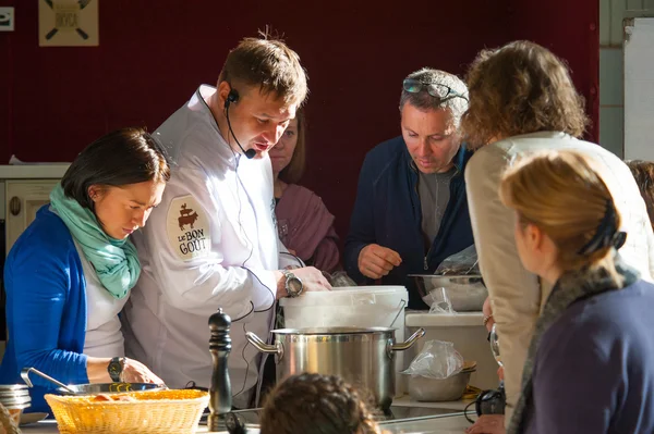 Cooking class "Taste Lesson number 5: Seafood" — Stock Photo, Image