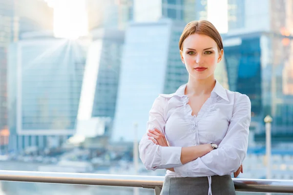 Young business woman — Stock Photo, Image