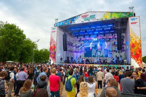 Bosco taze fest açık hava canlı müzik festivali — Stok fotoğraf