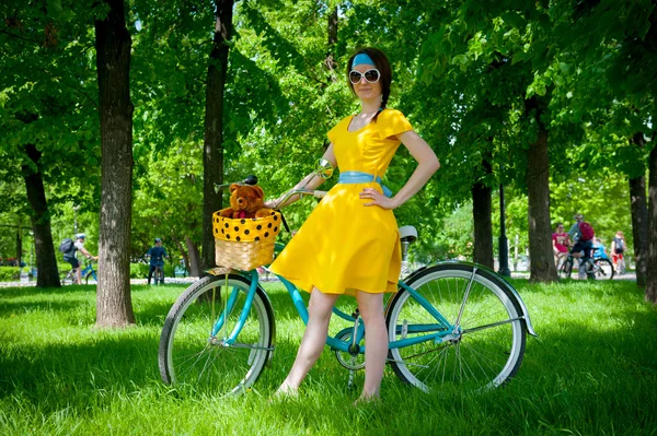 Dia da Ação Uniforme de Bicicleta — Fotografia de Stock