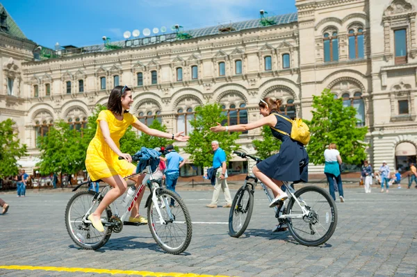 Dia da Ação Uniforme de Bicicleta — Fotografia de Stock