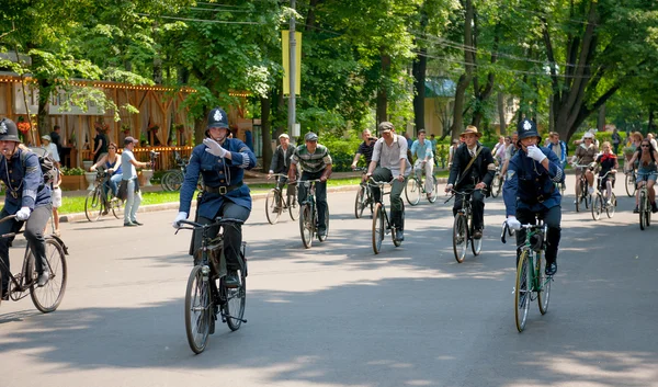 Historyczne na rowerze — Zdjęcie stockowe