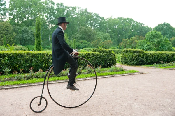 Passeio histórico de bicicleta — Fotografia de Stock