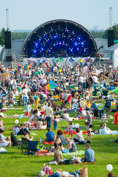 Jazzový festival v Usadba — Stock fotografie