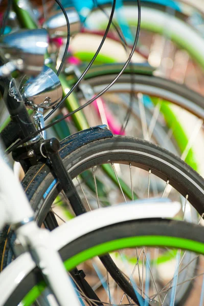 Bike wheels — Stock Photo, Image