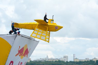 Red Bull Flugtag in Moscow 2013 clipart