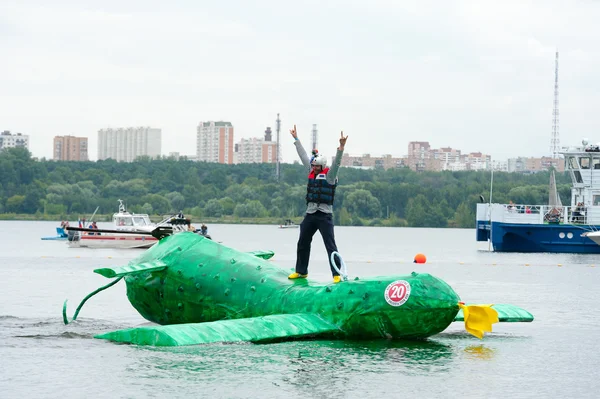 モスクワ 2013年赤い bull flugtag — ストック写真