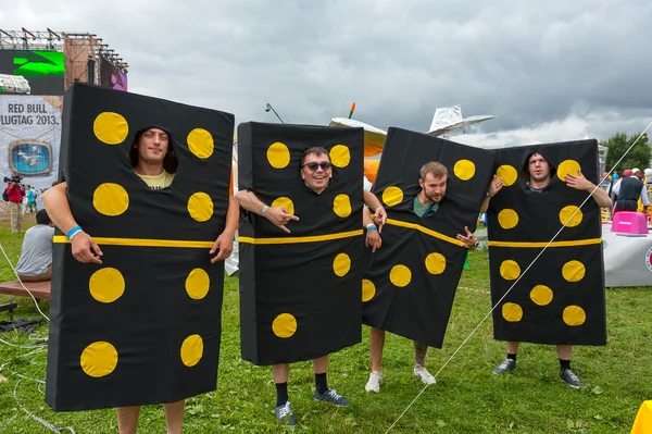 Red bull flugtag i Moskva 2013 — Stockfoto