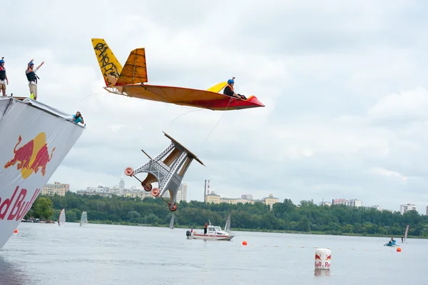 Red bull flugtag w Moskwie 2013 — Zdjęcie stockowe