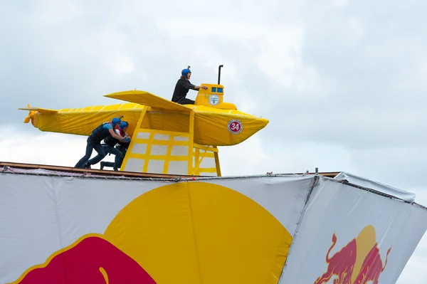 Red bull flugtag i Moskva 2013 — Stockfoto