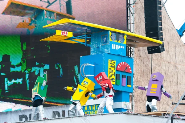 Red bull flugtag στη Μόσχα 2013 — Φωτογραφία Αρχείου