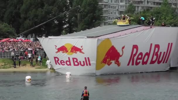 Red Bull Flugtag en Moscú 2013 — Vídeo de stock