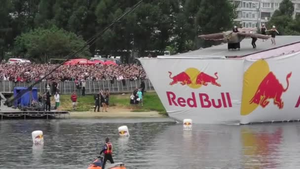Red Bull Flugtag Moszkva 2013-ban — Stock videók