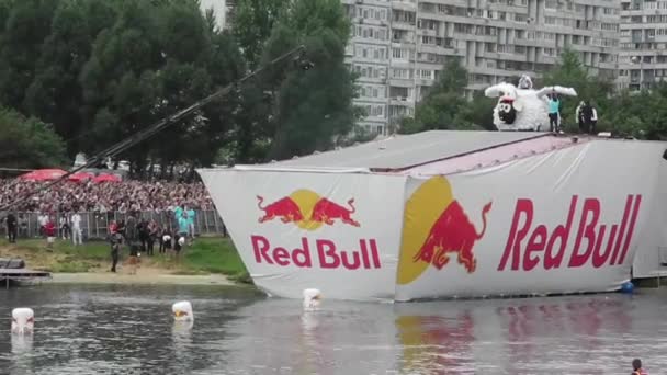 Red Bull Flugtag em Moscou 2013 — Vídeo de Stock