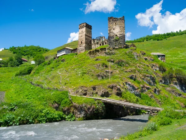 Paesaggio rurale a Davberi — Foto Stock