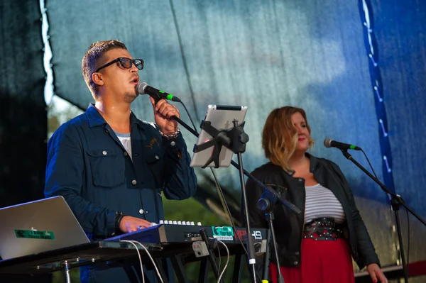 Therr Maitz group performs at Usadba Jazz Festival — Stock Photo, Image