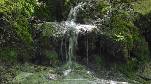 Creek i Krim berg — Stockvideo