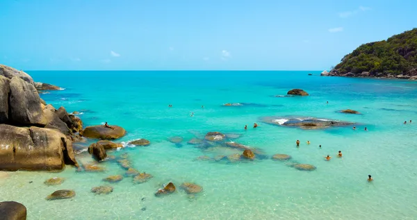 Panorama da praia de coral — Fotografia de Stock