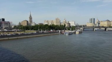 Moskova Nehri peyzaj zaman sukut