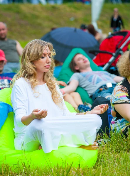 Festiwal jazzowy Usadba — Zdjęcie stockowe