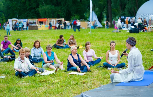 Jazzový festival v Usadba — Stock fotografie