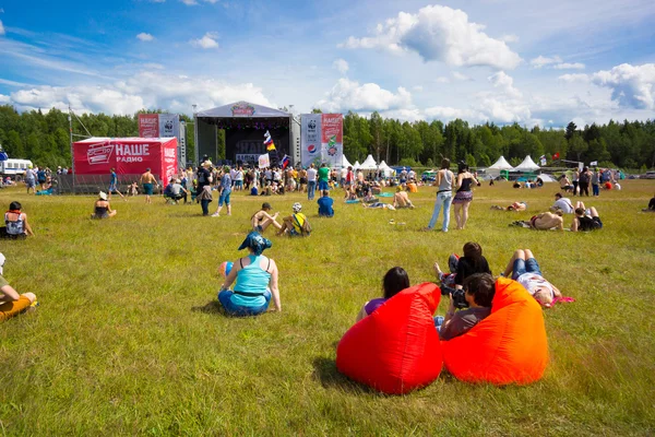 Rock festival "Nashestvie" — Stock Photo, Image