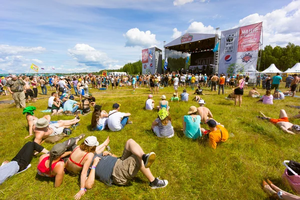 Rockfestival "nashestvie" — Stockfoto