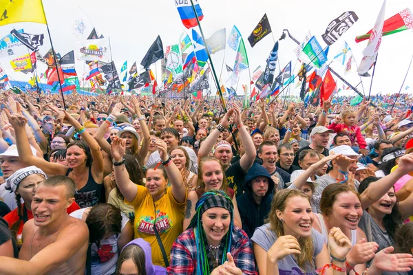 Rockfestival "nashestvie" — Stockfoto