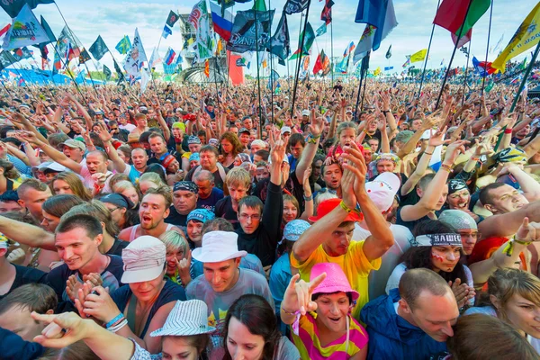 Rock festival "Nashestvie" — Stock Photo, Image