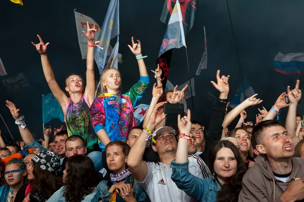 Rock festival "Nashestvie" — Stock Photo, Image