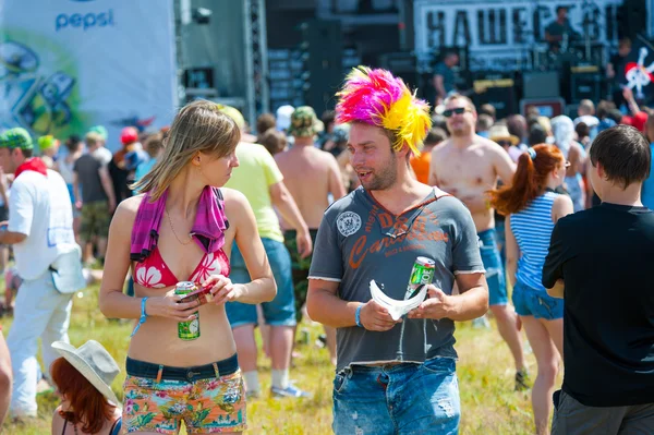 Rock Festivali "nashestvie" — Stok fotoğraf