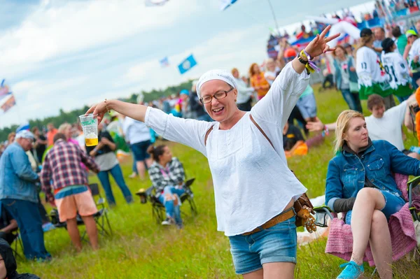 Rockfestival "nashestvie" — Stockfoto