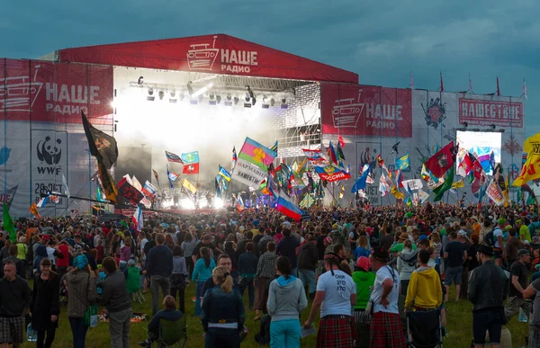 Rock festival "Nashestvie" — Stock Photo, Image