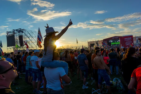 Rock Festivali "nashestvie" — Stok fotoğraf