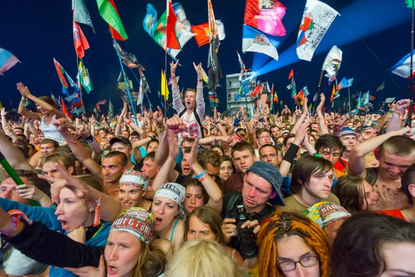 Rock festival "Nashestvie" — Stock Photo, Image