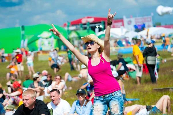 Rock Festivali "nashestvie" — Stok fotoğraf