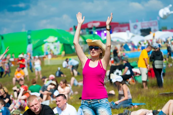 Rockfestival "nashestvie" — Stockfoto