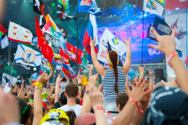 Festival de rock "Nashestvie " — Foto de Stock