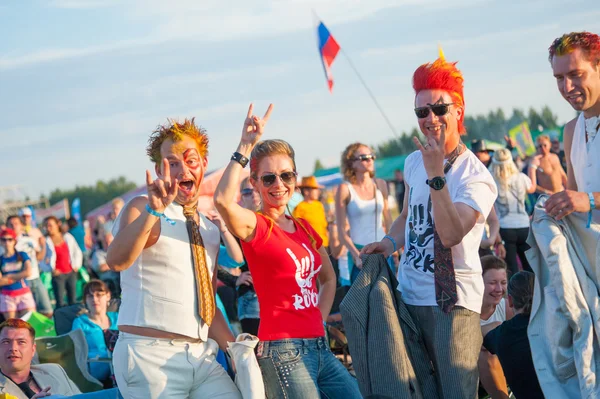 Rock Festivali "nashestvie" — Stok fotoğraf